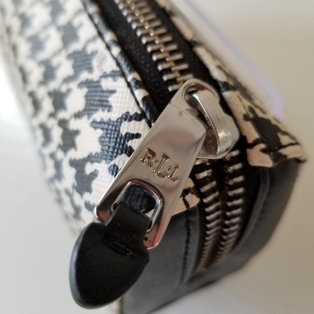 Lauren Ralph Lauren Houndstooth Cosmetic Case - Picture 9 of 10